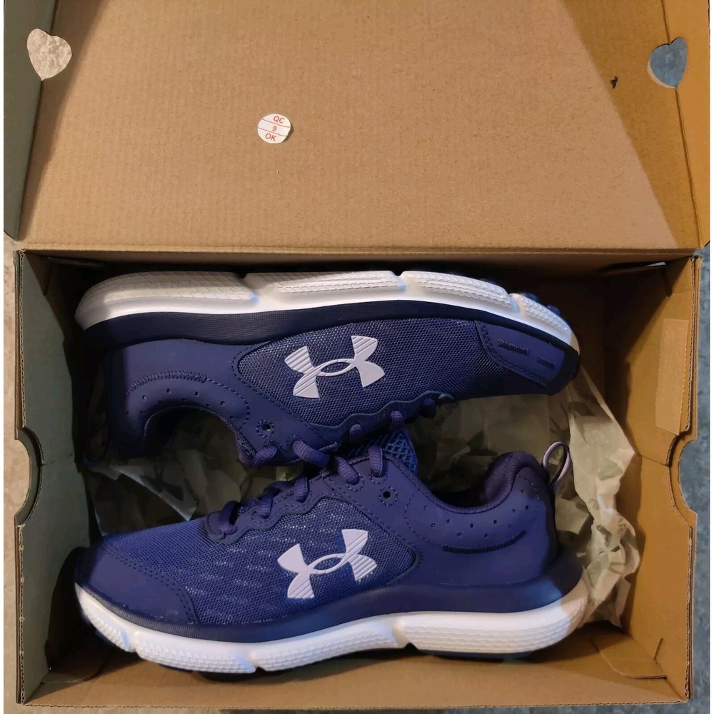Under Armour Charged Assert 10 Womens‎ Shoes Sz 6 ( Blue ) NEW With Box